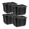 IRIS USA 11.5Gal Heavy-Duty Storage Plastic Bin Tote Container for Garage with Durable Lid